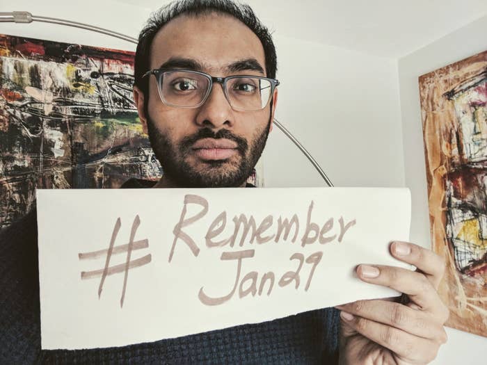 Syed Hussan, one of the organizers of the #RememberJan29 campaign.