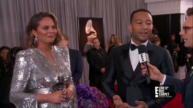 John Legend talked about getting a Japanese toilet that washes your butt and Chrissy Teigen reacted with this face: