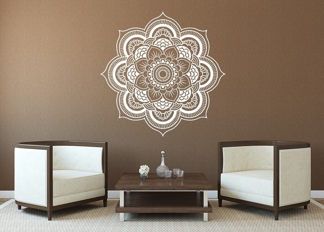 While I'm more of a tapestry or wall hanging kind of girl myself, wall decals (especially if removable!) can be a cool way to add interest to an otherwise lacking space, like a hallway. Get it from Amazon here.