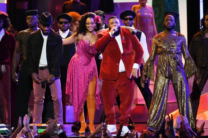 After she WON a Grammy herself for her duet "Loyalty" with Kendrick Lamar.