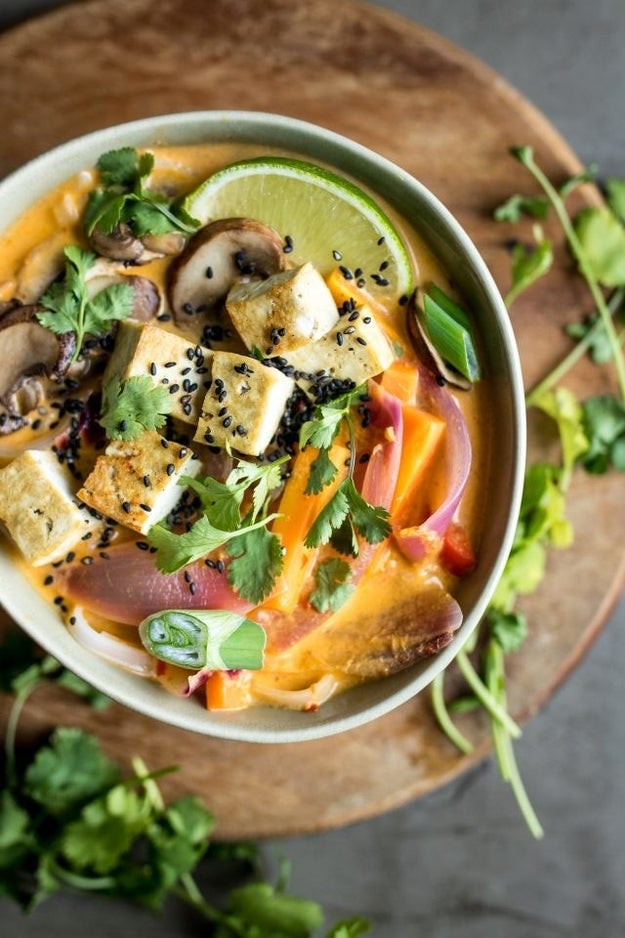 Lemongrass Coconut Noodle Soup