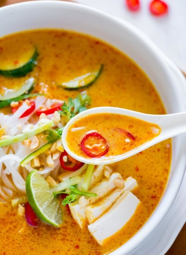 Coconut Curry Laksa Soup