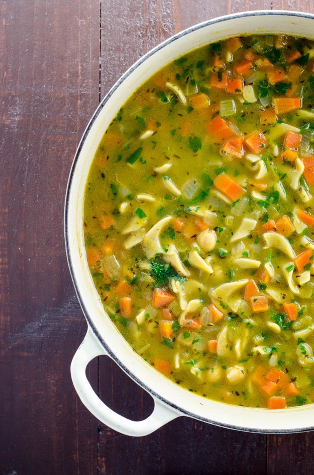 Chickpea Noodle Soup