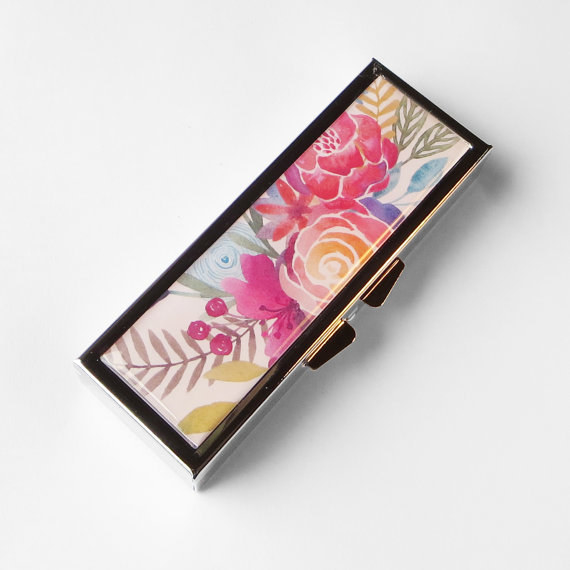 Cute 7 Day Pill Case with Unique Spring Assisted Open Design