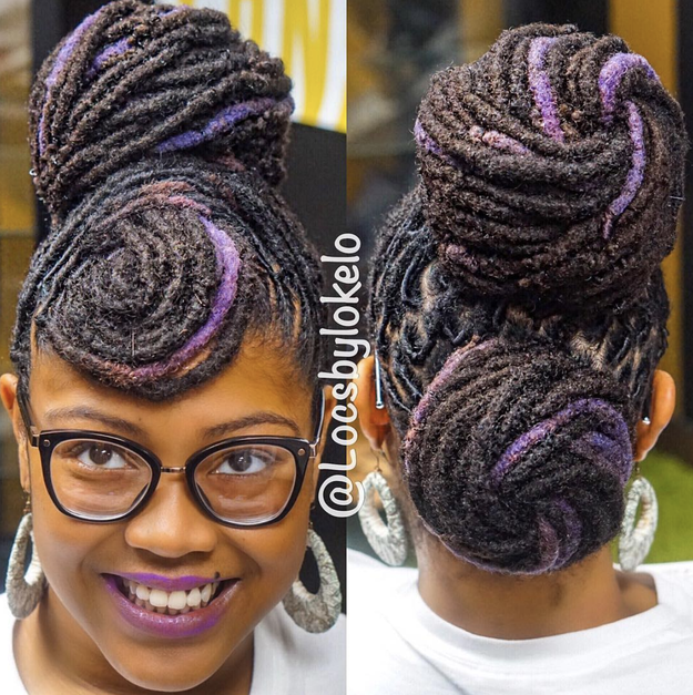 Can we please talk about how locs upgrade any and every style? That includes bangs, buns...