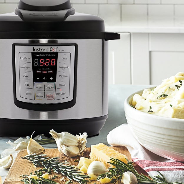 An Instant Pot for whipping up press-the-button-and-watch-the-magic-happen dishes and meals. Use it to make low-effort rice, pressure cooked dishes, slow cooked dishes, and so so so so so much more.