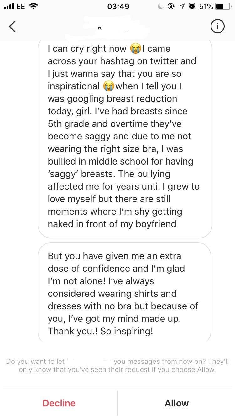 The inspiring natural breast-positive movement - #SaggyBoobsMatter