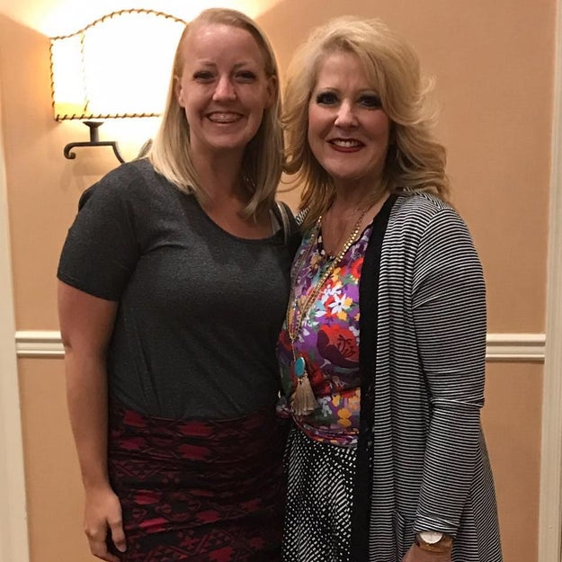 Taya even has a photo on her Facebook page of herself with the company's founder, Deanne Stidham.