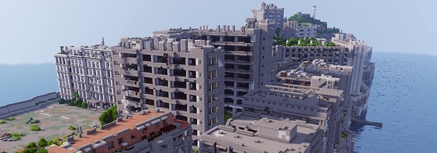 マインクラフトで再現した軍艦島が クオリティ高い と話題に