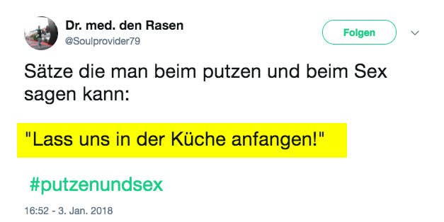 16 Witzige Satze Die Du Beim Sex Und Beim Putzen Sagen Kannst