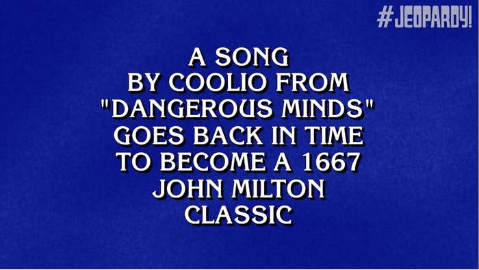 Movie-dangerous minds. Song-gangstas paradise. With -Michelle