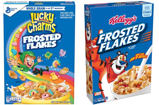 Céréales Lucky Charms - Frosted Flakes - 391g