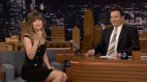 Well, the Fifty Shades Freed star recently stopped by The Tonight Show starring Jimmy Fallon, to let fans know what REALLY went down that night.