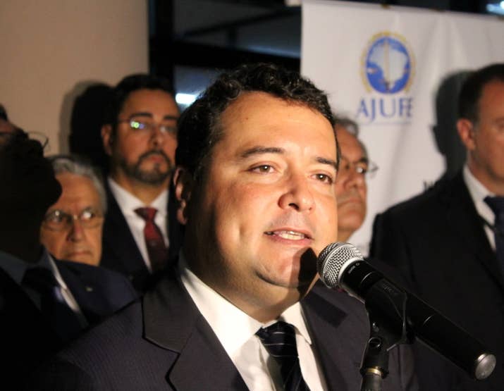 O presidente da Ajuferjes, juiz federal Fabrício Fernandes.