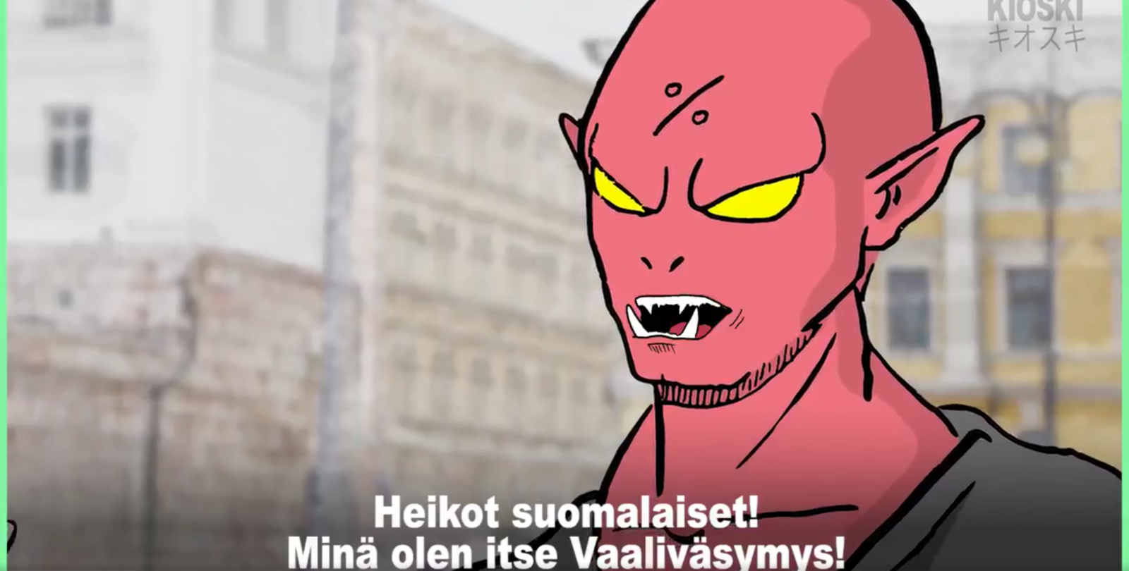 フィンランド国営放送が大統領選prでつくったアニメがなぜか日本語ですごい