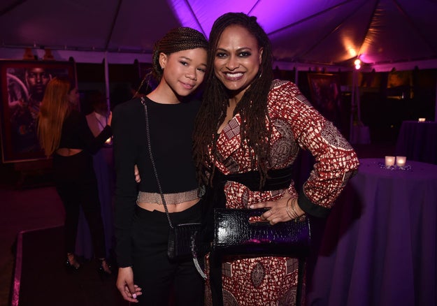 As were Storm Reid and Ava DuVernay.