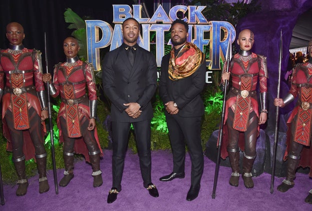 And Michael B. Jordan was also there alongside the writer and director, Ryan Coogler.