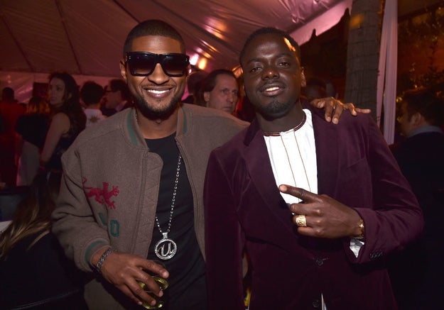 While Daniel Kaluuya was casually hanging out with Usher.