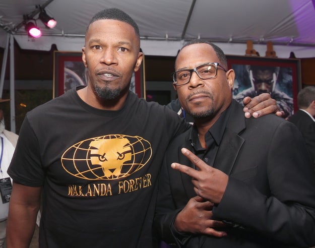 Jamie Foxx and Martin Lawrence were also in attendance.