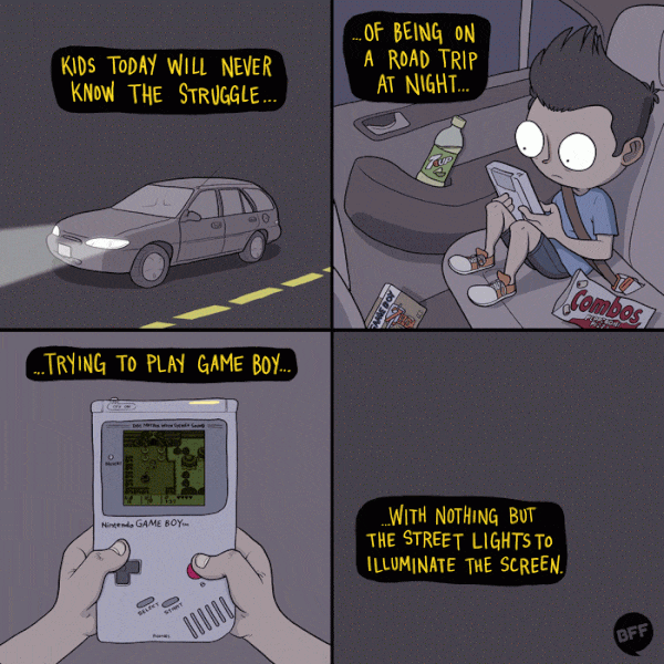 There were two major reasons you wanted to play first: 1.) It almost guaranteed you wouldn't run out of battery life while playing it; 2.) You could find an excuse to hold on it to it longer and get some extra time playing with it.