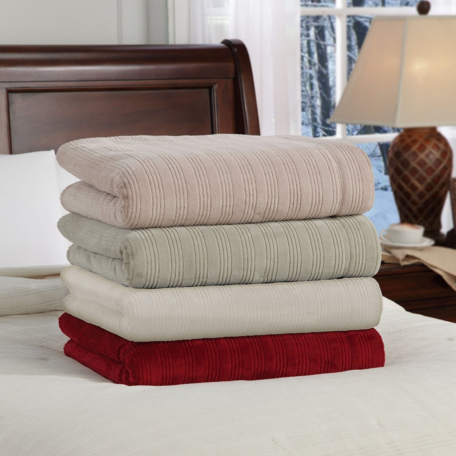 Triple ribbed, for your pleasure! *creepy wink*Promising review: "I've had a bunch of electric blankets over the last 50 years (yes, 50 years) and this one is by far the very best ever! It warms within a minute or two and is incredibly toasty. No cold spots. A lovely plush blanket with excellent heat control. Buy this one! You will not regret it!" —Satisfied CustomerGet it from Amazon for $86.24. Available in five colors.