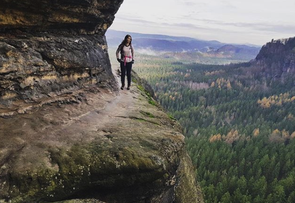 Or hiking, if you want those really beautiful, panoramic shots.
