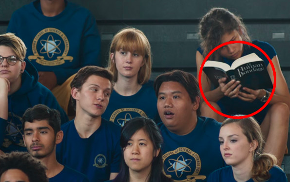 In Spider-Man: Homecoming, Michelle is reading Of Human Bondage.