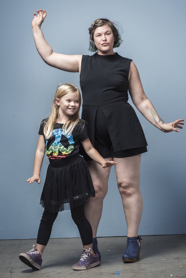 But most importantly, modeling body-positivity for my daughter, and working toward making sure she has a role-model who loves herself, was the best takeaway of all.