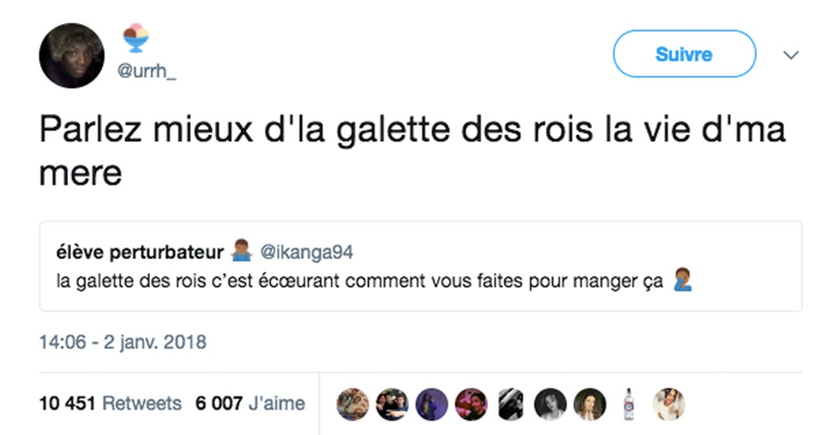 Scarica Gratis Images 17 Tweets Droles Sur La Galette Des Rois Ce Grand Debat Qui Agite dernière salutations