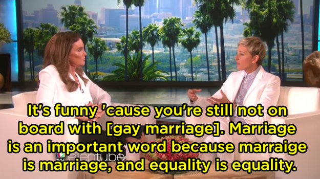 When she schooled Caitlyn Jenner after she said seemed to not be
