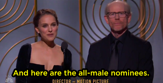 Natalie Portman threw some shade at the industry: