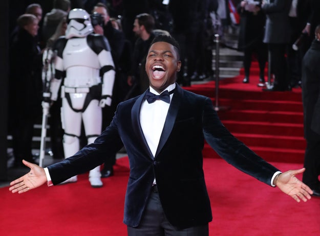 When he embraced the epicness of the Star Wars: The Last Jedi premiere: