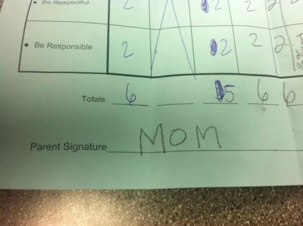 funny kid math test answers
