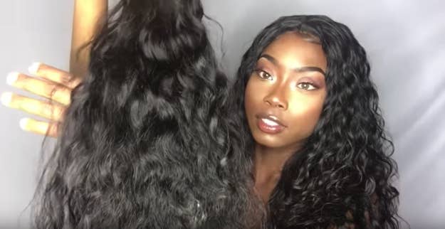 OBSESSION LACE FRONT HUMAN HAIR FUSION NATURAL TEXTURE & WAVE HAIR