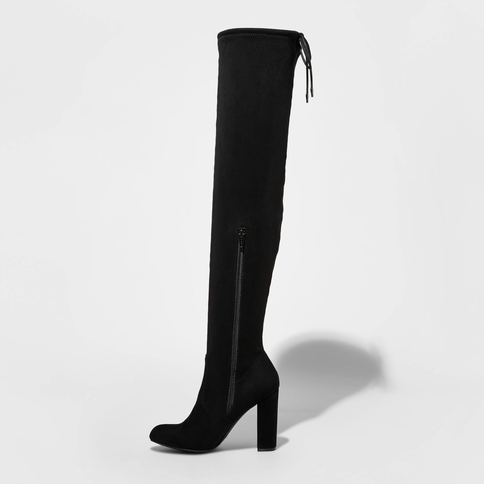 target black bootie heels