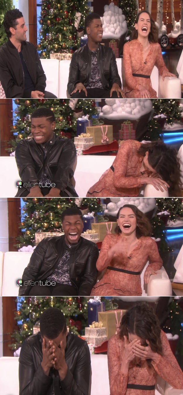 When he showcased his spot-on Daisy Ridley impression on Ellen: