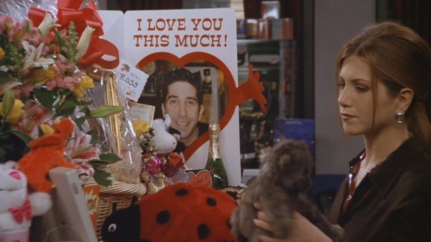 When Ross didn't trust Rachel AT ALL while they were dating.