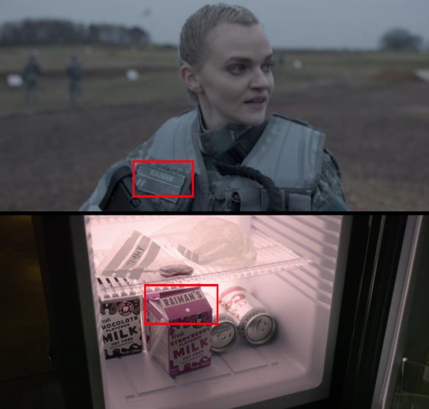 The milk Daly drinks in "USS Callister" is made by a company called "Raiman