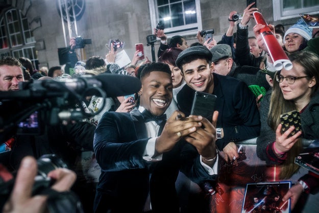 When he took the time to take some selfies with fans: