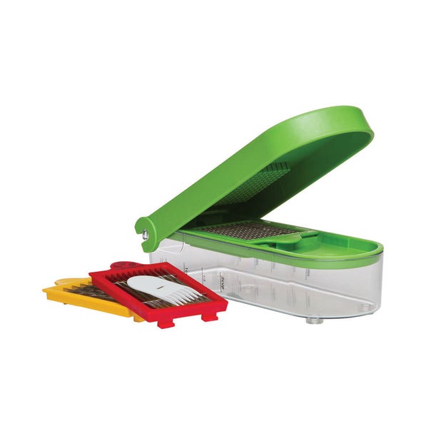 This chopper that can cube, dice, or slice your root veggies any way your heart desires.