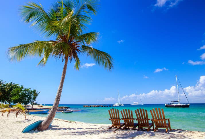 Need a break from reality? Book a trip to Punta Cana. In this tropical Caribbean paradise you'll find white sandy shores as soft as velvet, cerulean blue water, and palm trees swaying in the breeze. All-inclusive resorts, frequent direct flights, and activities for all ages make it easy to see why there's something for everyone.