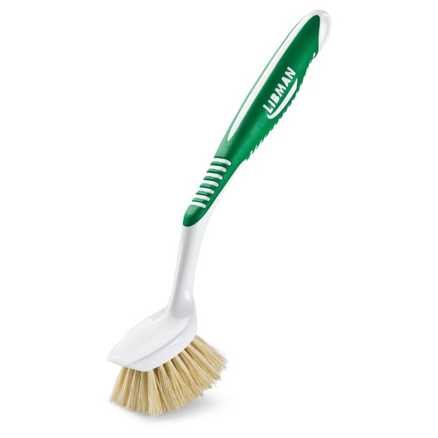 This vegetable brush made with natural fibers to scrub your spuds.