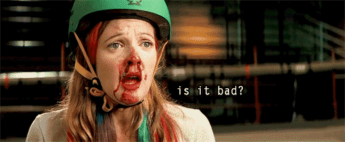 My gums bleed every time I brush my teeth, and my nose bleeds every time I blow it. I haven't decided yet which is more uncomfortable.