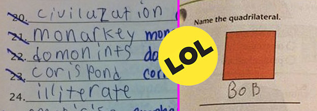 15 Hilarious Kid Test Answers That Are So Wrong They're Almost Right