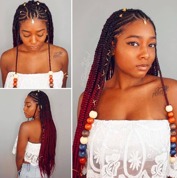 21 Stunning Photos Of The Fulani Braids Blac Chyna S Ex S Sister