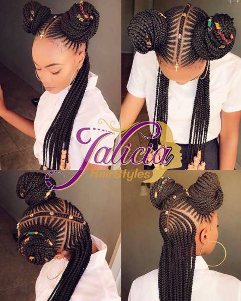 21 Stunning Photos Of The Fulani Braids Blac Chyna S Ex S Sister Recently Tried To Wear This braided style consists of a cornrow that runs down the center of your head, weaved from the front all the way to the back. 21 stunning photos of the fulani braids