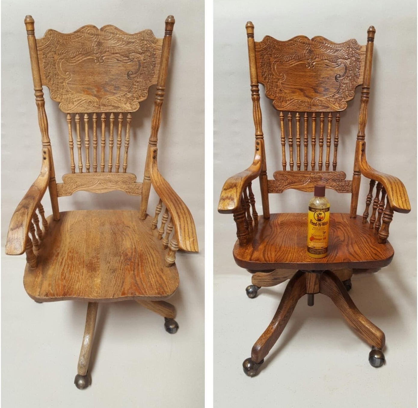 This beeswax and orange oil-based potion has soooo many dramatic before and after pics, including lots we highlighted here.Promising review: "Awesome product, I went and bought 2 more bottles. This is the best shine you will find out of any product and I have purchased quite a few. This thick Feed-N-Wax goes on easy and you can see the results instantly. Buff off after 20 to 40 minutes and the results are like a new floor. Saved me over $2,000 for a quote I got for sand-less refinishing." —Amazon CustomerGet it from Amazon for $10.39 or Jet for $11.08.