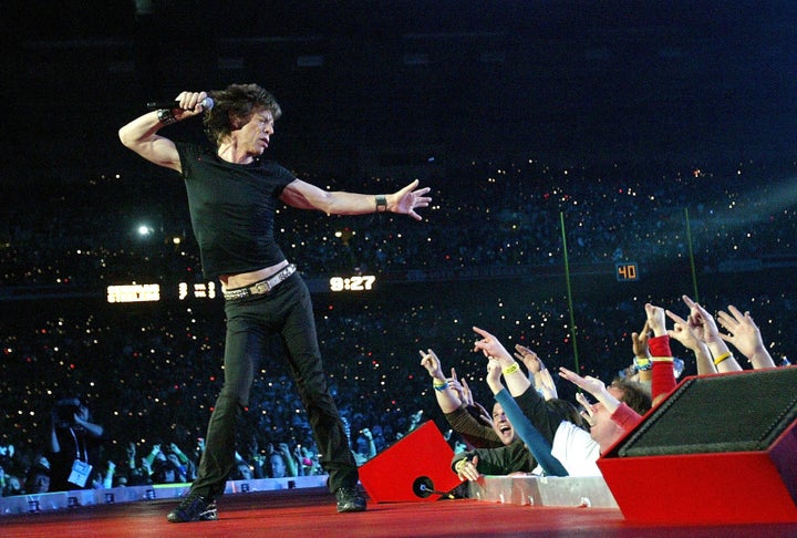 Feb. 5, 2006 — the Rolling Stones at Super Bowl XL in Detroit