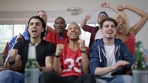 The Big Screen TV is center staged! Your friends and you are huddled around it cheering , rooting, screaming and gambling throughout the game!