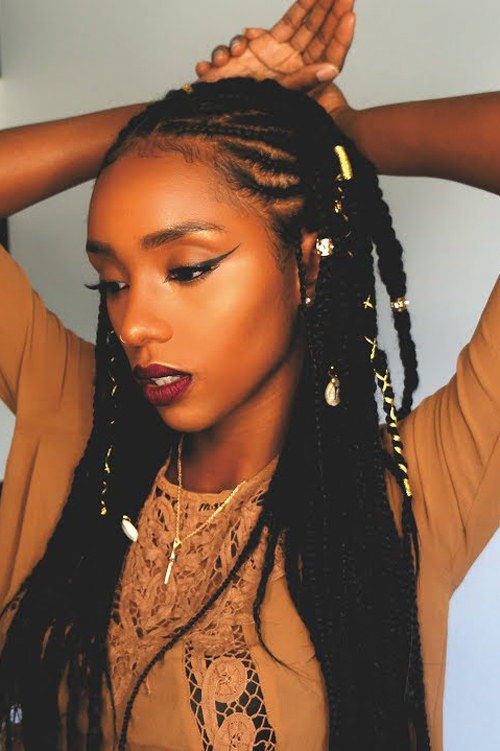 21 Stunning Photos Of The Fulani Braids Blac Chyna's Ex's Sister ...